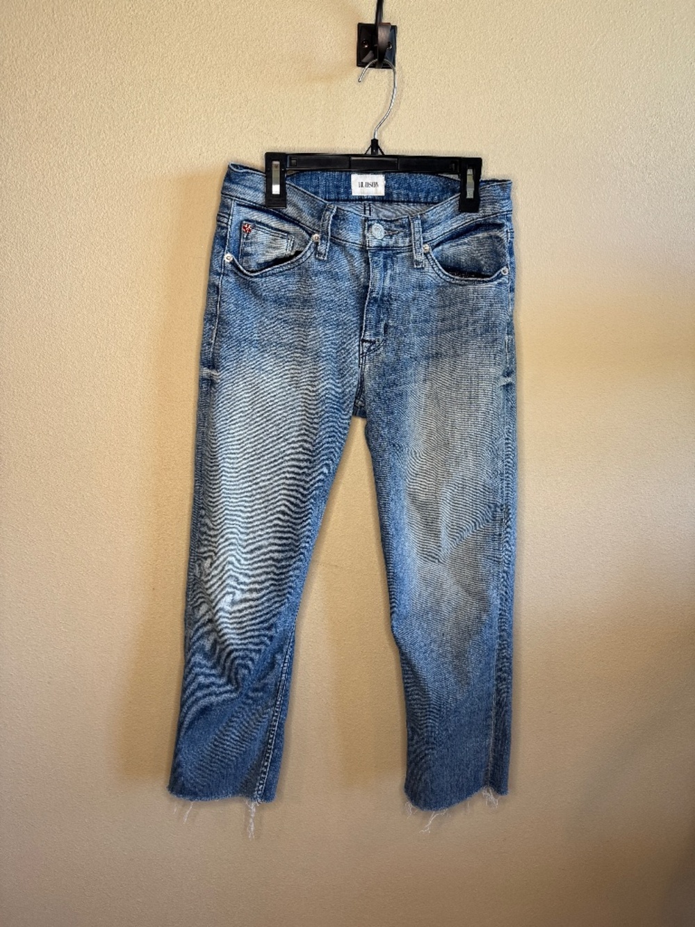 HUDSON FALLON CROP JEANS ALTAIR BLUE size 27